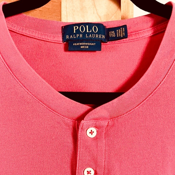 POLO Ralph Lauren Dusty Coral Shade 100% Cotton Mens Size XXL - Picture 6 of 7